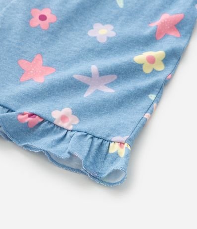 Enterito Infantil con Estampa Fondo del Mar - Talle 1 a 6 años 4