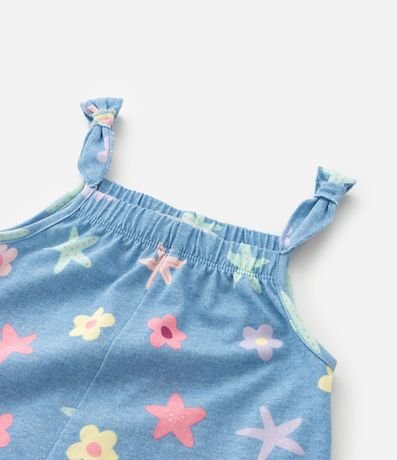 Enterito Infantil con Estampa Fondo del Mar - Talle 1 a 6 años 5