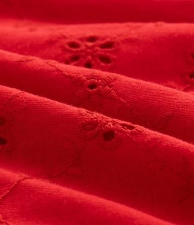 Vestido Infantil Bordado con Bretel Fino de Volado - Talle 1 a 6 años 3