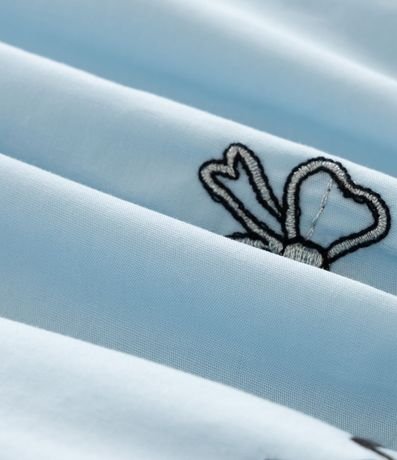 Vestido Balonê Infantil con Bordados de Lazos - Talle 1 a 6 años 3