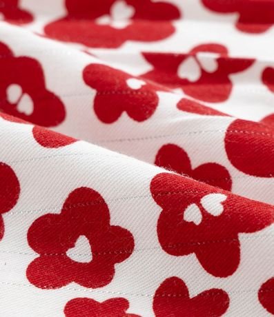 Vestido Infantil en Viscosa con Estampa Floral - Talle 1 a 6 años 3