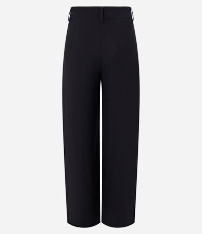 Pantalón Pantalona Sastrería Cintura Alta en Viscosa con Pliegues 6