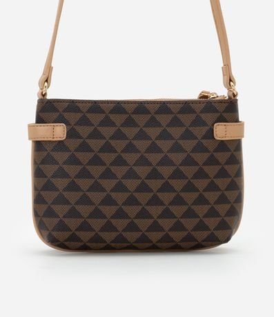 Bolsillo Transversal Pequeña con Estampa de Triangulo 3