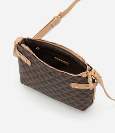 Bolsillo Transversal Pequeña con Estampa de Triangulo 5