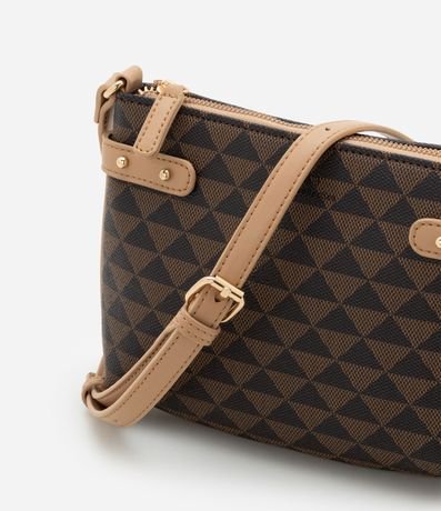 Bolsillo Transversal Pequeña con Estampa de Triangulo 6