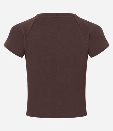 Blusa Corta en Suedine con Sisa Raglán 5