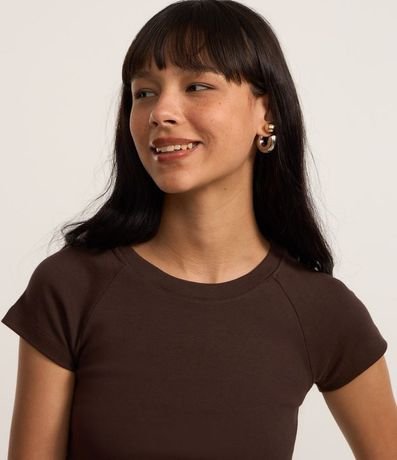 Blusa Corta en Suedine con Sisa Raglán 3