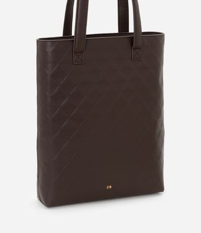 Cartera Shopper Grande con Textura y Correa de Hombro 2