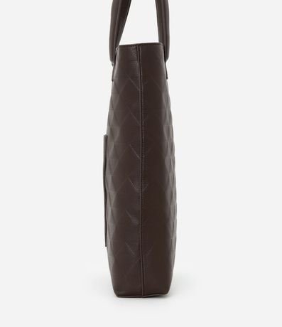 Cartera Shopper Grande con Textura y Correa de Hombro 3