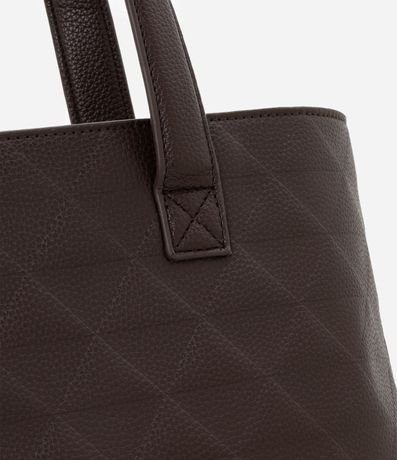 Cartera Shopper Grande con Textura y Correa de Hombro 5