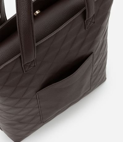 Cartera Shopper Grande con Textura y Correa de Hombro 8