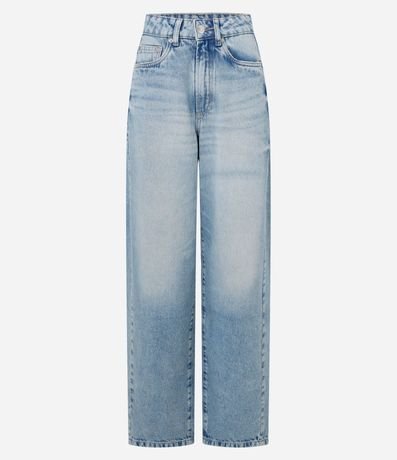 Pantalón Baggy en Jeans con Trabillas y Bolsillos 6