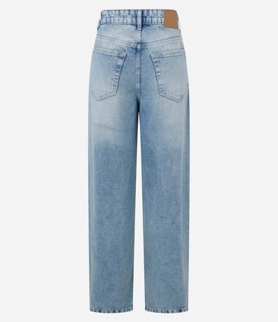 Pantalón Baggy en Jeans con Trabillas y Bolsillos 7