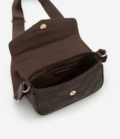 Cartera Transversal Mediana con Tapa y Textura Embossed 5