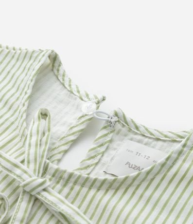 Blusa Infantil con Lacitos y Rayas - Talle 5 a 14 años 4