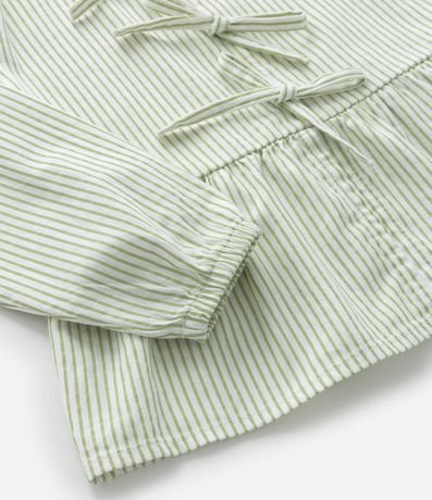 Blusa Infantil con Lacitos y Rayas - Talle 5 a 14 años 5