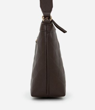 Bandolera Mediana Postman con Efecto Embossed y Correa de Grosgrain 3