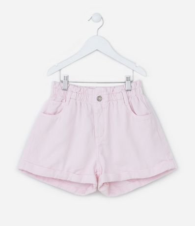 Short Clochard Infantil en Sarga con Cintura Elástica - Talle 5 a 14 años 1
