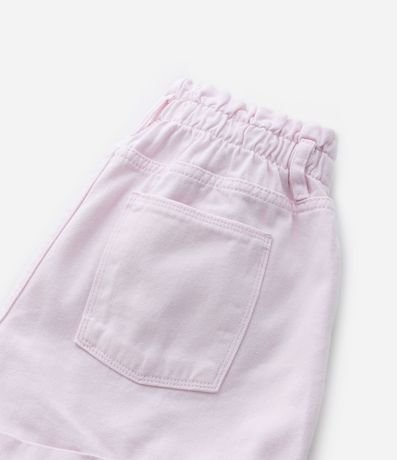 Short Clochard Infantil en Sarga con Cintura Elástica - Talle 5 a 14 años 7