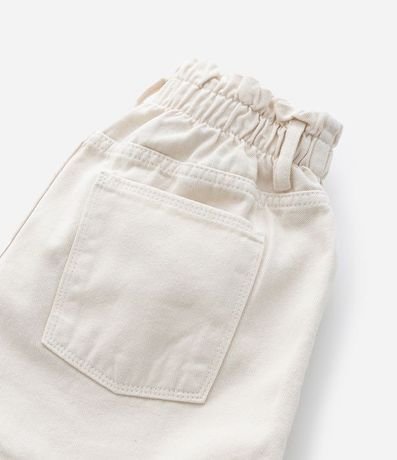 Short Clochard Infantil en Sarga con Cintura Elástica - Talle 5 a 14 años 4