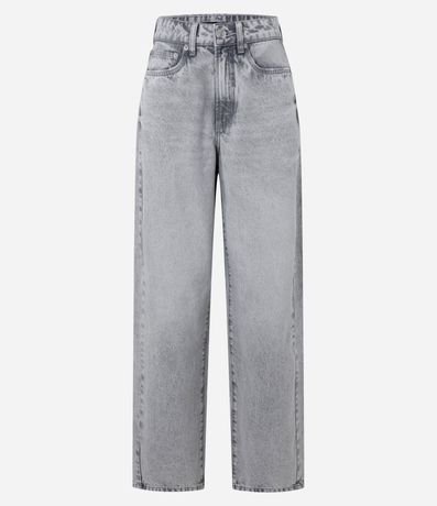 Pantalón Baggy en Jeans con Trabillas y Bolsillos 6