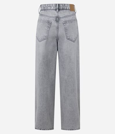 Pantalón Baggy en Jeans con Trabillas y Bolsillos 7