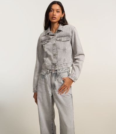 Pantalón Baggy en Jeans con Trabillas y Bolsillos 2