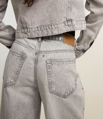 Pantalón Baggy en Jeans con Trabillas y Bolsillos 5