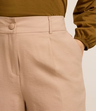 Pantalón Pantalona en Sastrería con Botón Forrado Curve & Plus Size 4