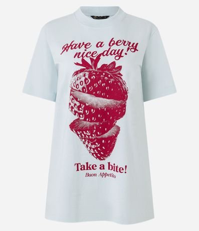 Remera en Algodón con Estampa Have a Berry Nice Day 5