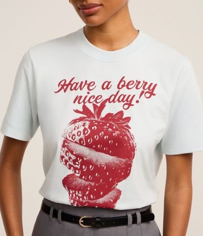 Remera en Algodón con Estampa Have a Berry Nice Day 3