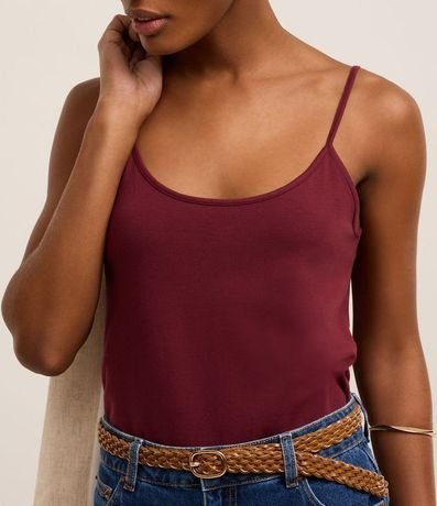 Blusa Básica de Bretel Fino en Algodón Peruano 3