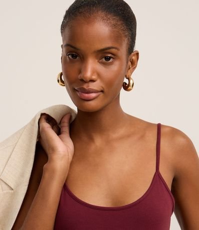 Blusa Básica de Bretel Fino en Algodón Peruano 6
