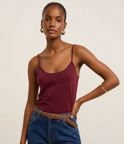 Blusa Básica de Bretel Fino en Algodón Peruano 8
