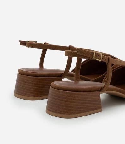 Zapato Tacones con Tacones Bloque con Fachete 3