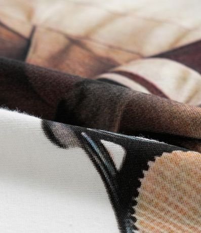 Remera Infantil con Estampa de Carpincho Tenista - Talle 5 a 14 años 3