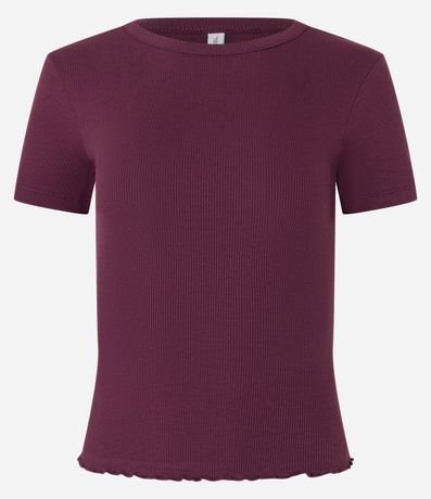 Blusa en Viscosa Texturizada y con Bajo Ondulado 5