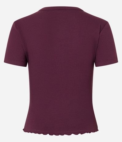 Blusa en Viscosa Texturizada y con Bajo Ondulado 7