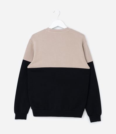 Saco Infantil en Modal Bicolor - Talle 5 a 14 años 2