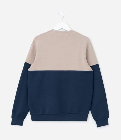 Saco Infantil en Modal Bicolor - Talle 5 a 14 años 2