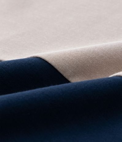 Saco Infantil en Modal Bicolor - Talle 5 a 14 años 3