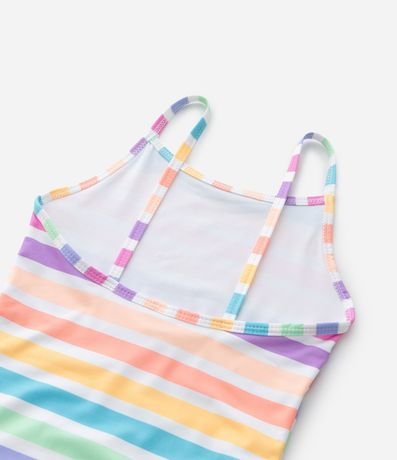 Malla Infantil con Estampa Rayada - Talle 5 a 14 años 4