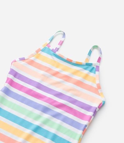 Malla Infantil con Estampa Rayada - Talle 5 a 14 años 5