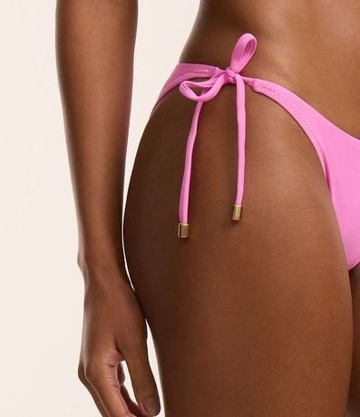 Bikini Bombacha Lazo en Microfibra y Pespunte Contrastante 4