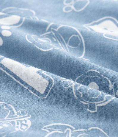 Pijama Infantil en Algodón con Estampa Paw Patrol- Talle 2 A 4 6
