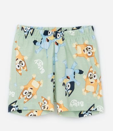 Pijama Corto Infantil con Estampa Bluey 4