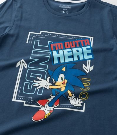 Pijama Infantil con Estampa de Sonic - Talle 5 a 14 años 10