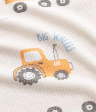 Pijama Corto en Algodón Estampa de Carritos - Talle 1 a 4 años 6