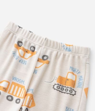 Pijama Corto en Algodón Estampa de Carritos - Talle 1 a 4 años 7