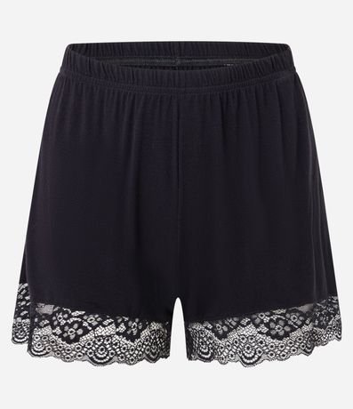 Pijama Short Doll Americano en Viscosa con Encaje 6